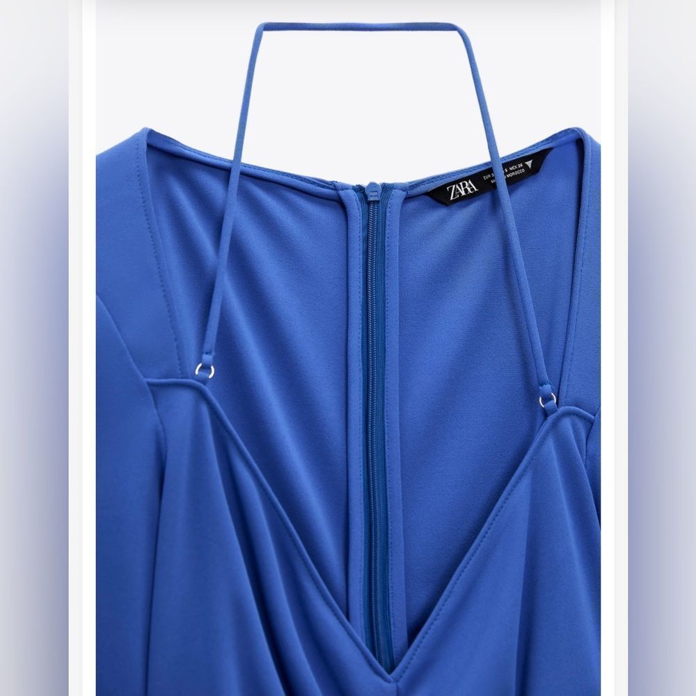ZARA DRAPED DRESS - Picture 9 of 9